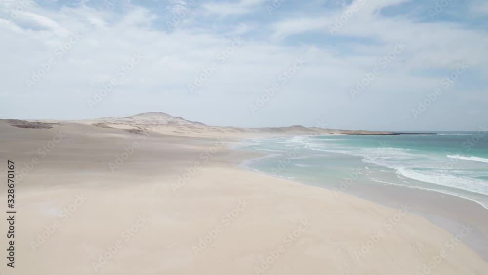 Cabo Verde Boa Vista White Sand Beach stunning beauty Cabo Verde Boa Vista White Sand Beach stunning beauty