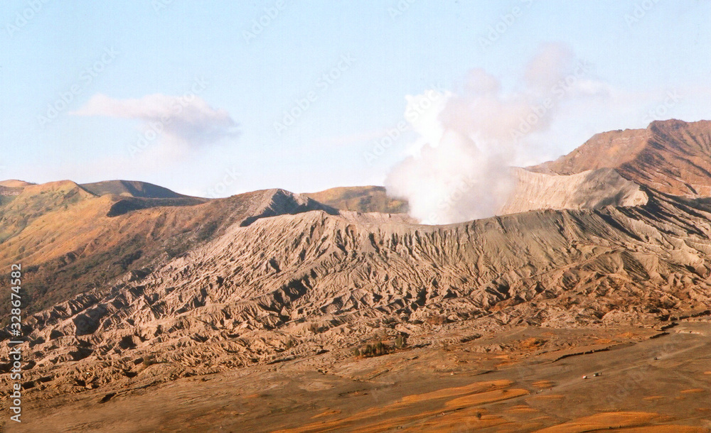 Naklejka premium Mount Bromo the active volcano in indonesia