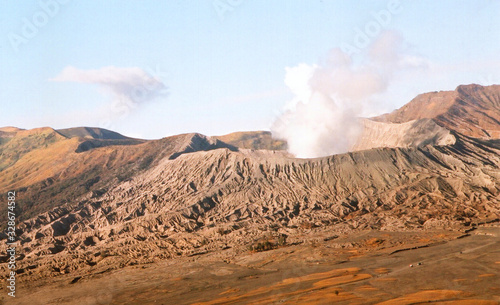 Mount Bromo the active volcano in indonesia