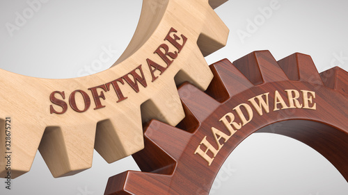 Software hardware concept photo
