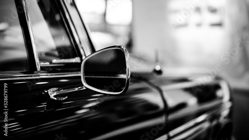 classic car., mirror