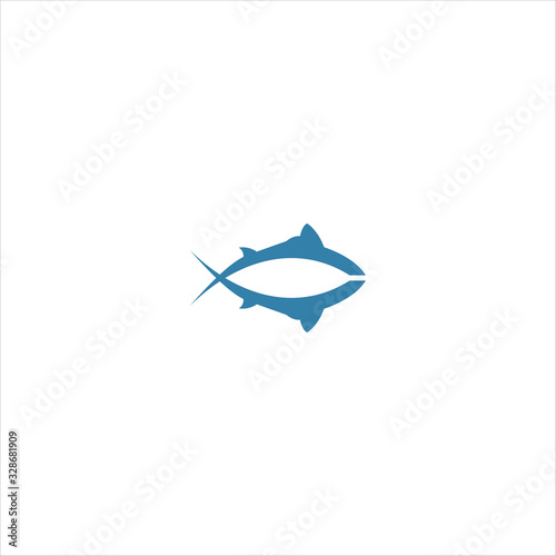 Fish Abstract logo Icon template design in Vector illustration 