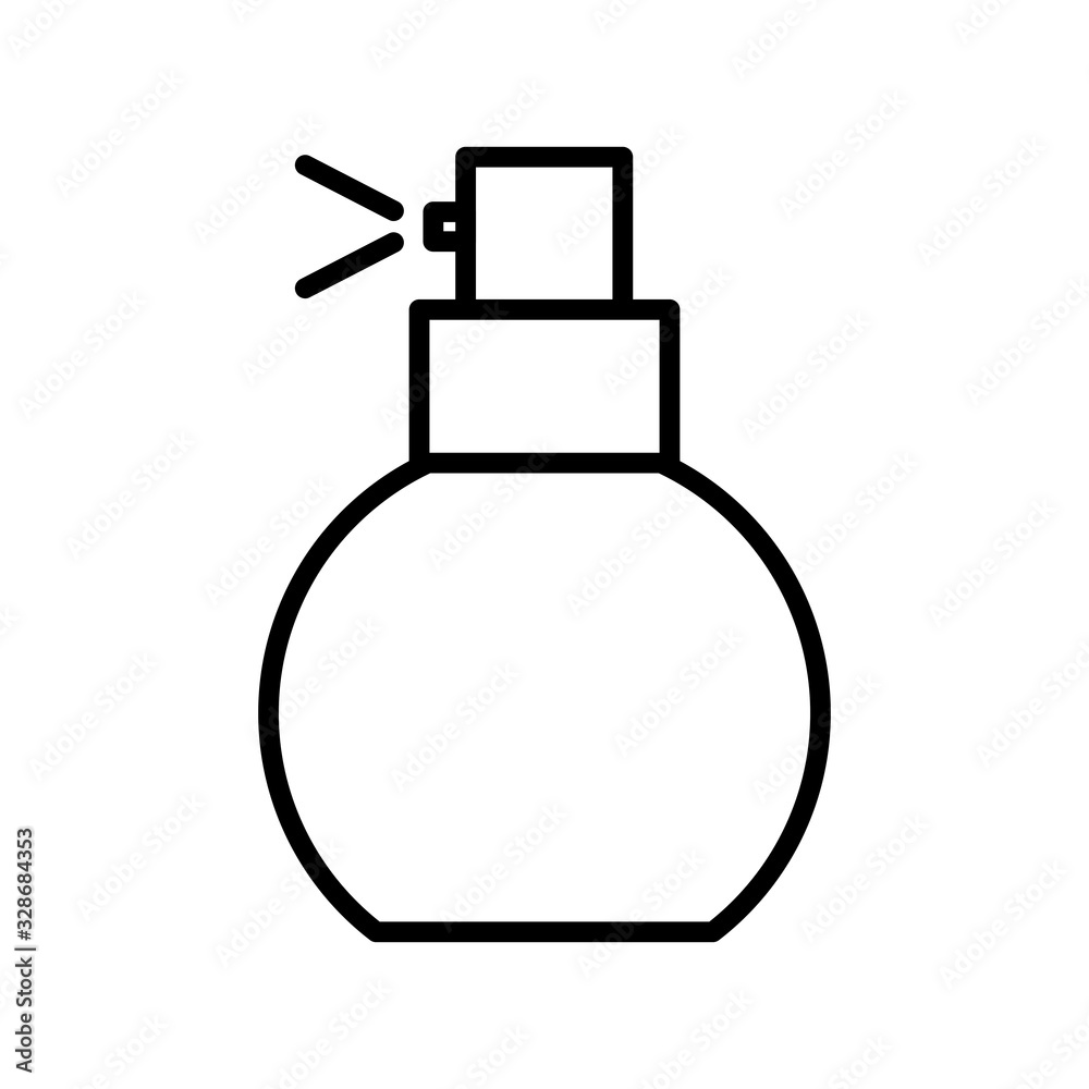perfume line style icon vector design perfume line style icon vector design