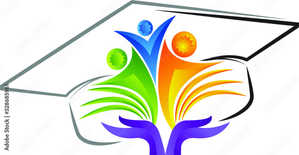 Obraz premium education logo