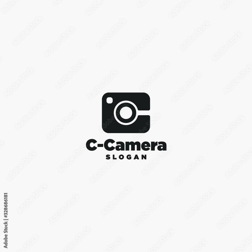 camera icon on white background