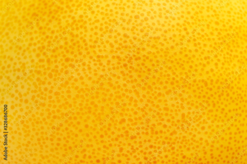 Peel of citrus fruit. Close up. Abstract background.