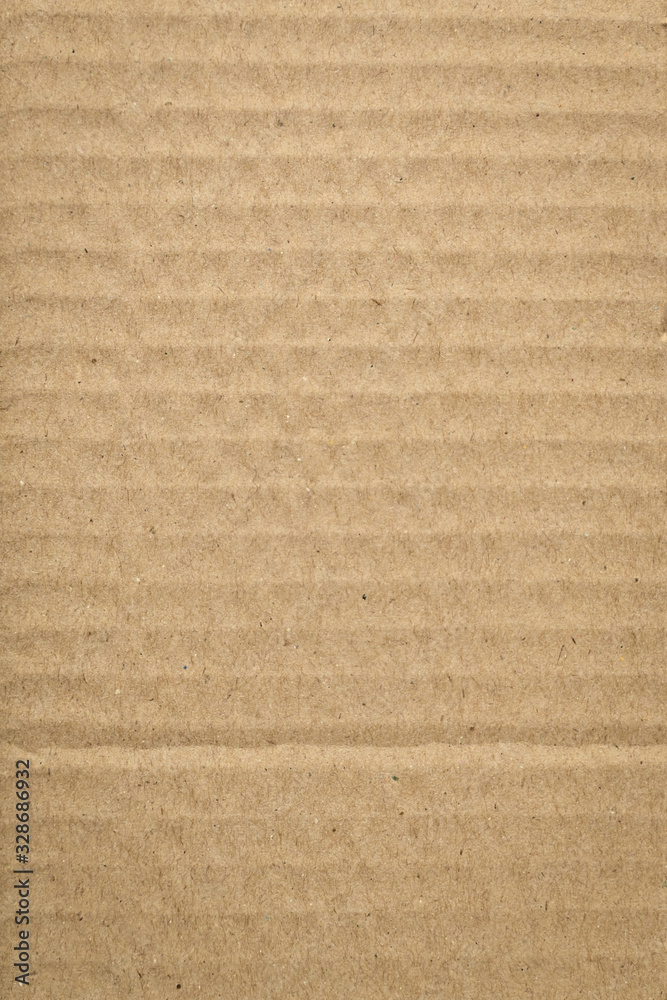 Fototapeta premium brown cardboard paper of carton corrugated texture background