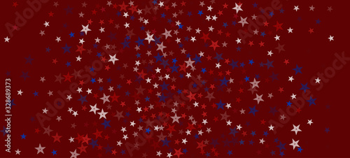 National American Stars Vector Background. USA Labor President's Independence Veteran's 4th of July Memorial 11th of November Day 