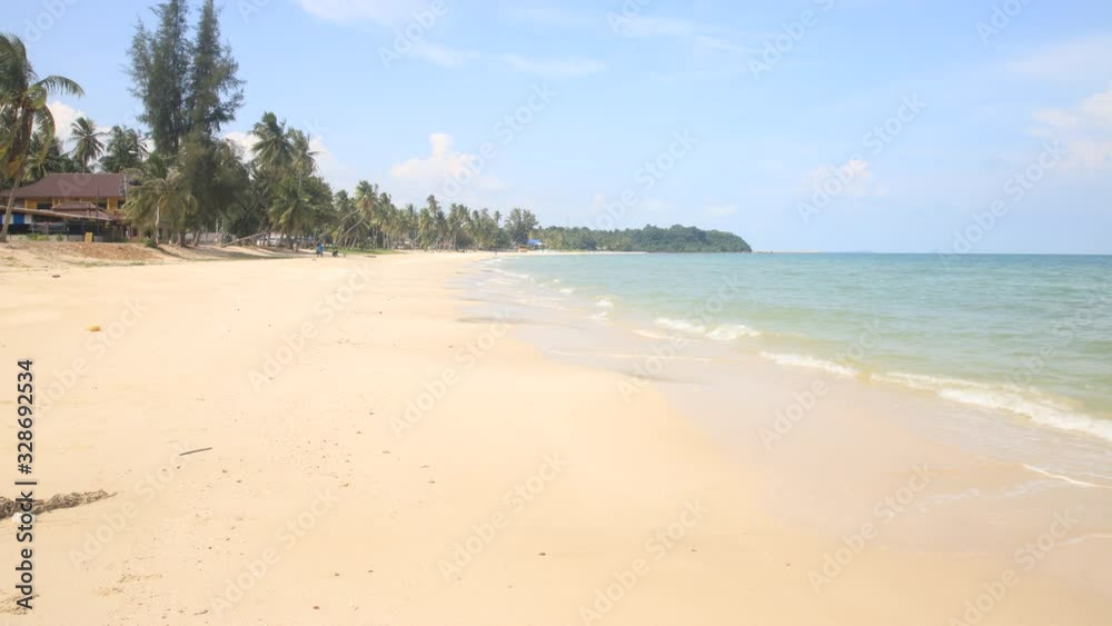 Phuket beach sea, View of beach sea on sun light in the summer. Phuket beach sea, View of beach sea on sun light in the summer.
