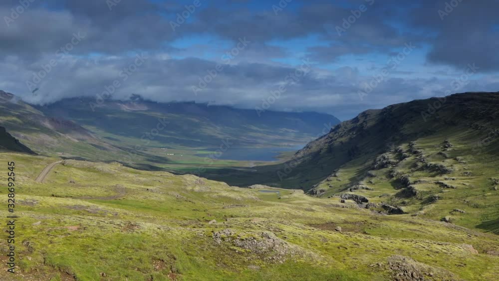 Picturesque landscape of traditional nature of Iceland. HD Footage. Picturesque landscape of traditional nature of Iceland. HD Footage.