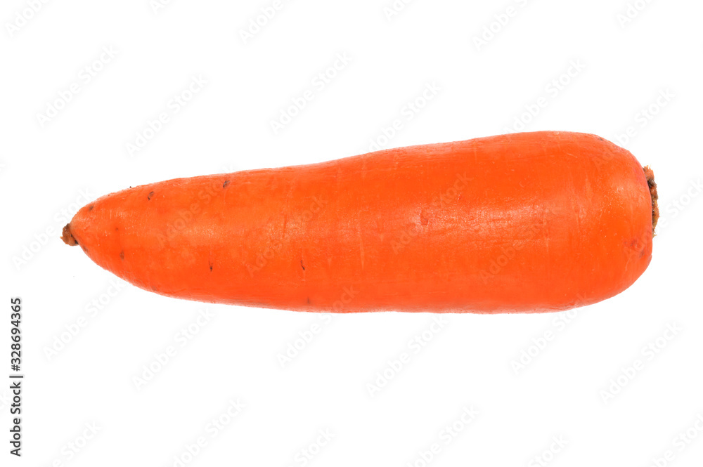red carrots isolated on white background red carrots isolated on white background
