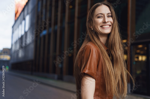 Foto Women career and happiness concept
