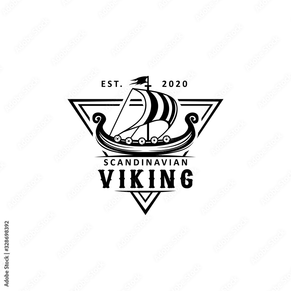 viking labels, emblems and logo Stock Vector | Adobe Stock