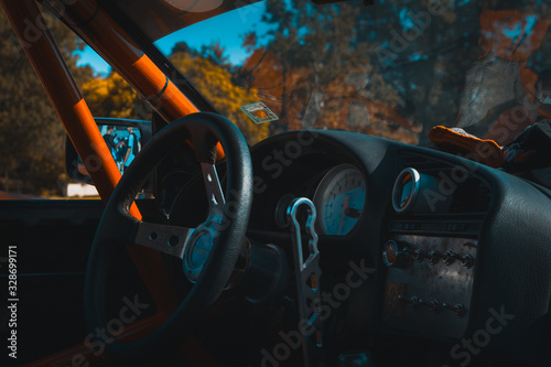 Race car cockpit © Georgi