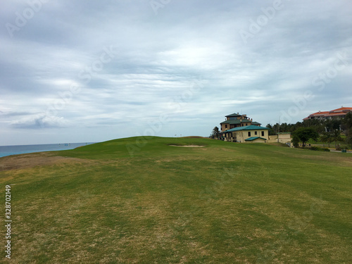 Photography Superbe terrain de golf de Varadero, Cuba, en bordure de mer
