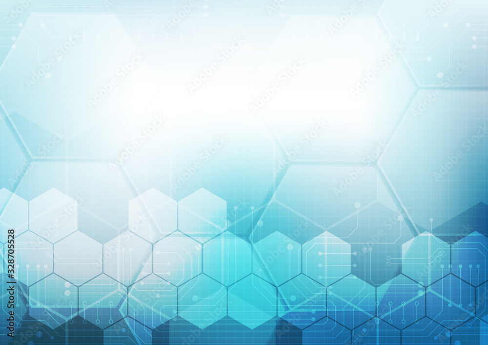 hexagon technology background hexagon technology background