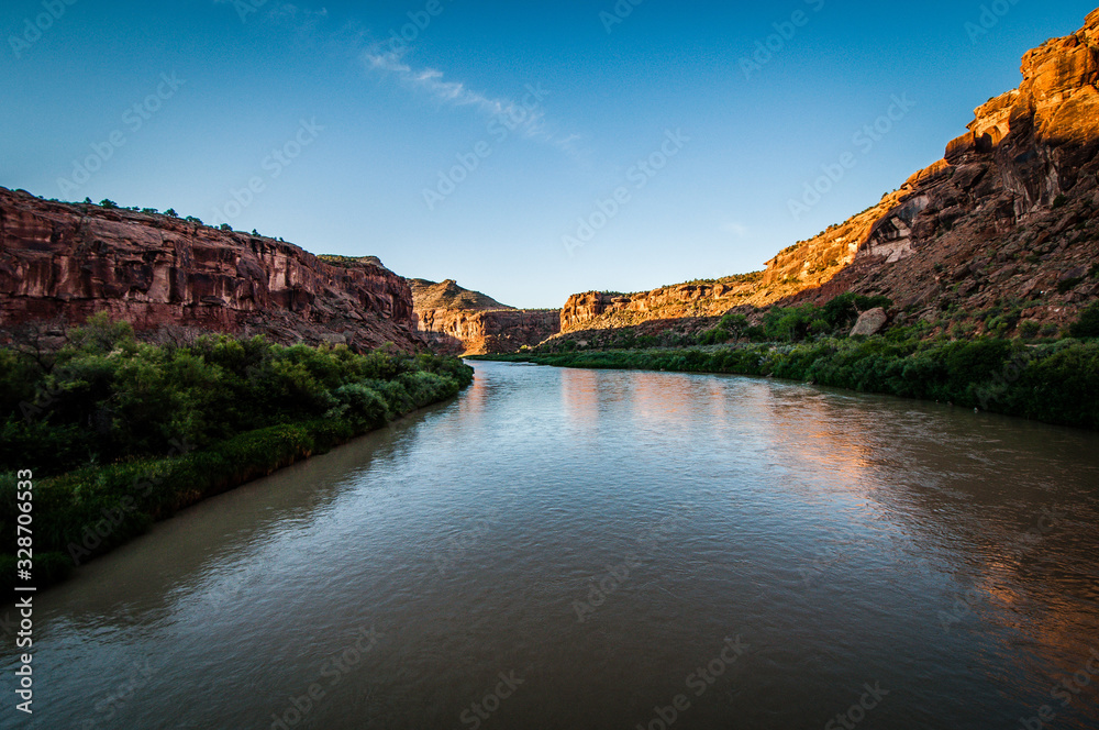 river through the desert