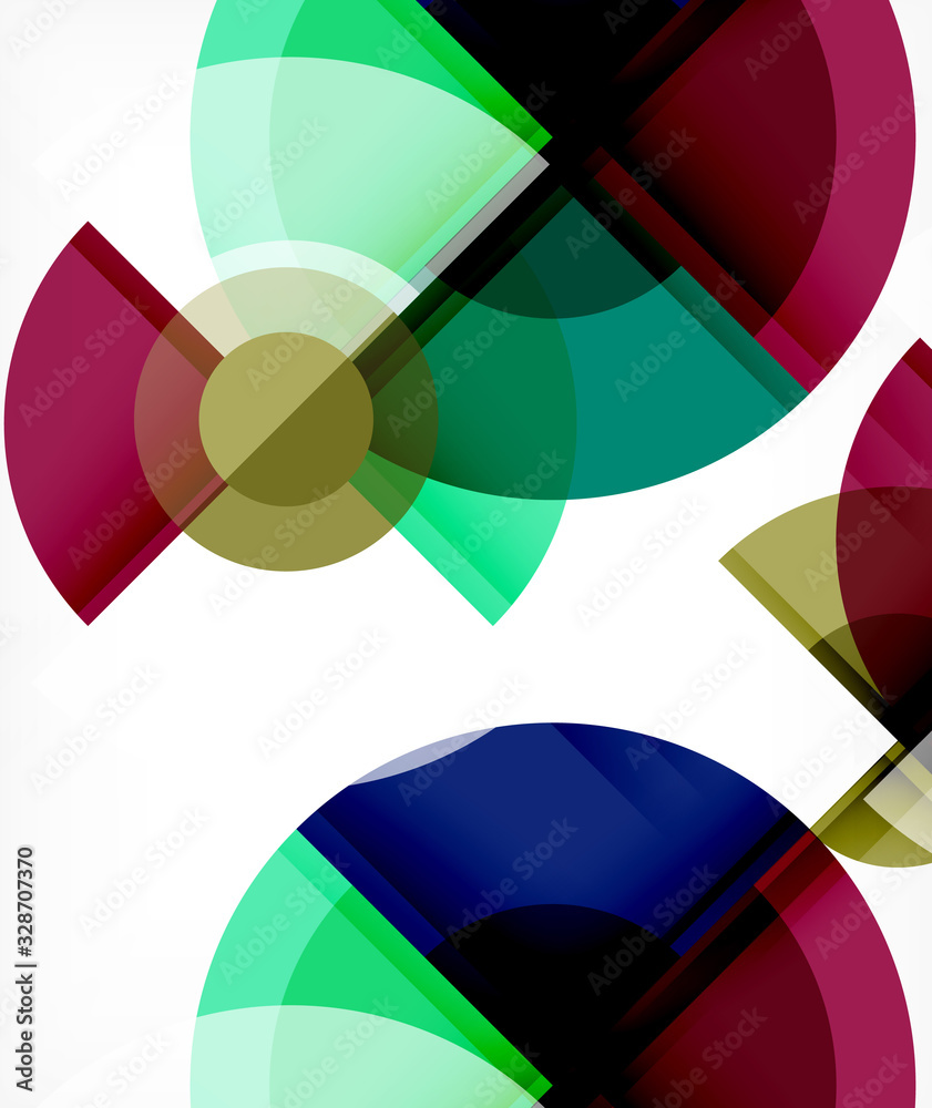 Abstract background, circle and triangle design round shapes overlapping. Geometric trendy template. Vector Illustration For Wallpaper, Banner, Background, Card, Book Illustration, landing page Abstract background, circle and triangle design round shapes overlapping. Geometric trendy template. Vector Illustration For Wallpaper, Banner, Background, Card, Book Illustration, landing page