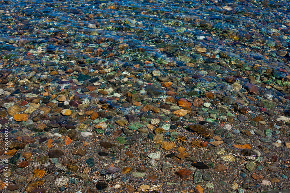 Stones on Gutierrez Lake. Bariloche, Argentina Stones on Gutierrez Lake. Bariloche, Argentina