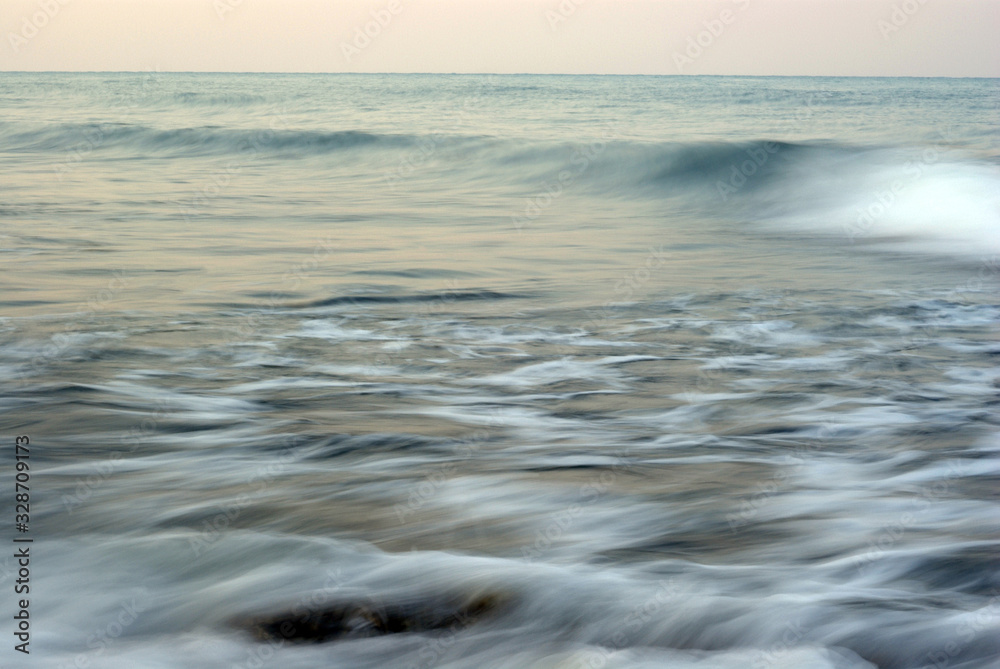 Turbulence sea water and rock at Coastline Turbulence sea water and rock at Coastline