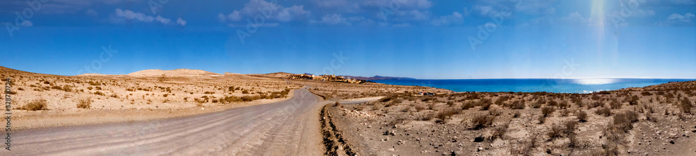 Weg zum Strand auf Fuerteventura