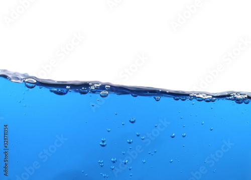 The surface of the water