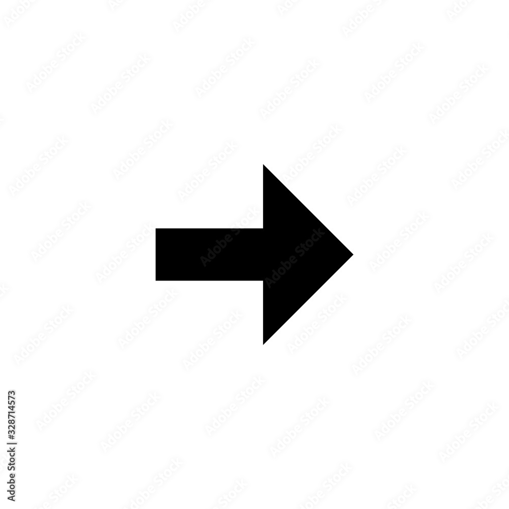 The arrow icon. Icon for business. Vector Internet arrows. The arrow icon. Icon for business. Vector Internet arrows.