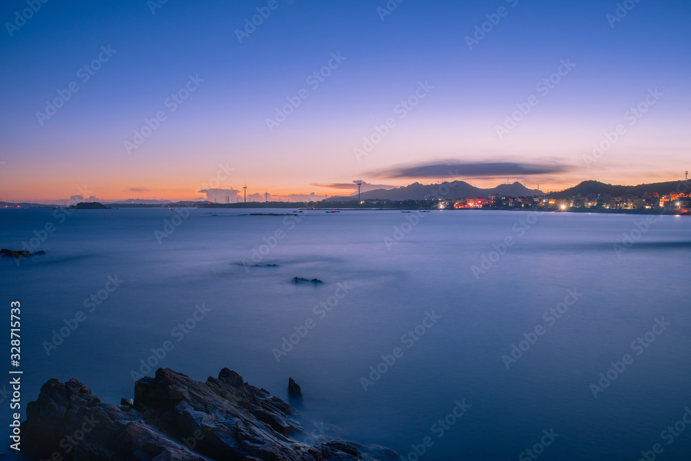 The Sea of heads of hills, rocks singular, spray flying The Sea of heads of hills, rocks singular, spray flying