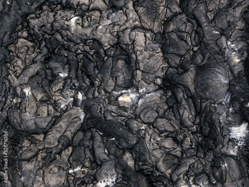 Solidified Molten Lava Background. Abstract Texture