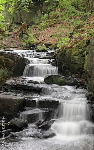 Cascade in Lumsdale  Derbyshire