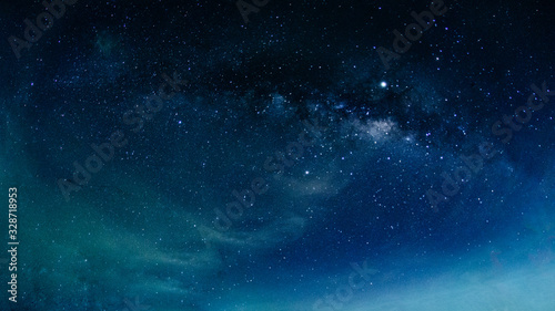 Fototapeta Naklejka Na Ścianę i Meble -  Milky way galaxy with stars and space in the universe background at thailand