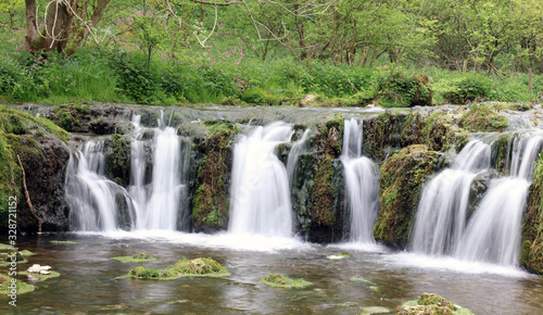 Waterfall in Lathkill Dale  Derbyshire