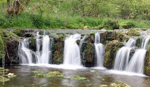Waterfall in Lathkill Dale, Derbyshire