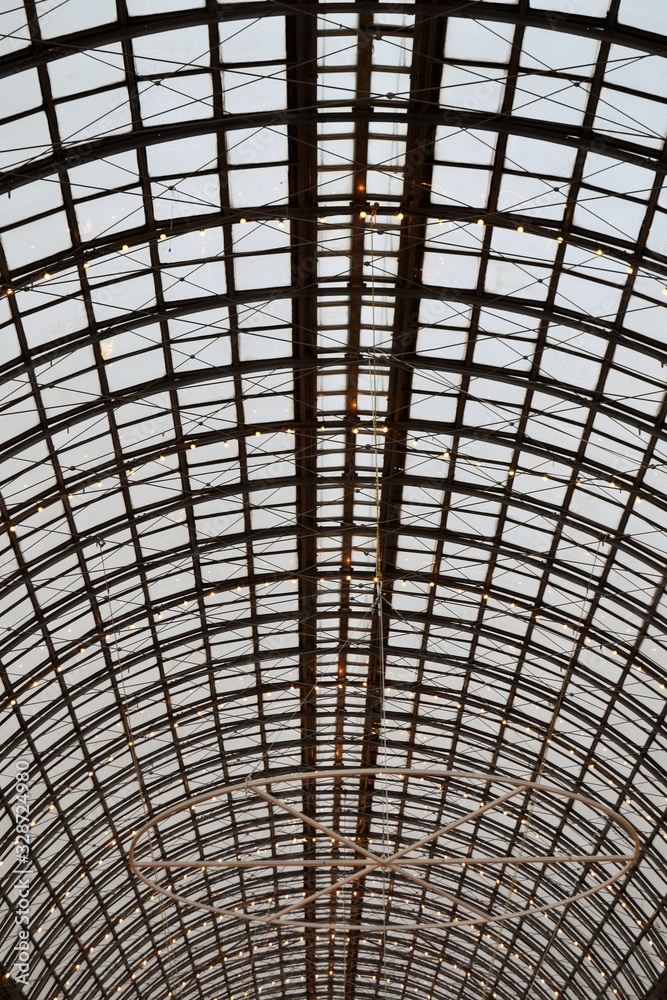 ceiling of modern building