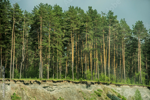 Beautiful views and landscape of Altai nature. photo