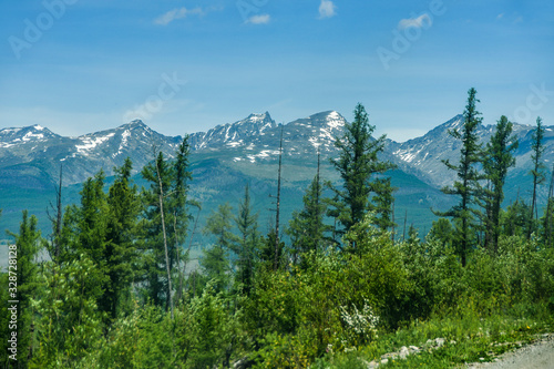 Beautiful views and landscape of Altai nature.