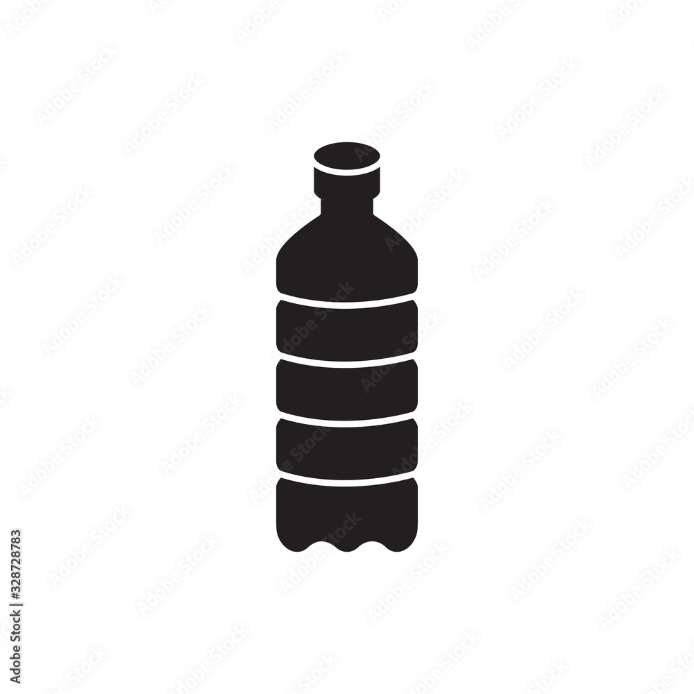 bottle icon in trendy flat design bottle icon in trendy flat design