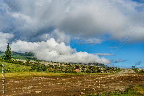 Beautiful views and landscape of Altai nature.