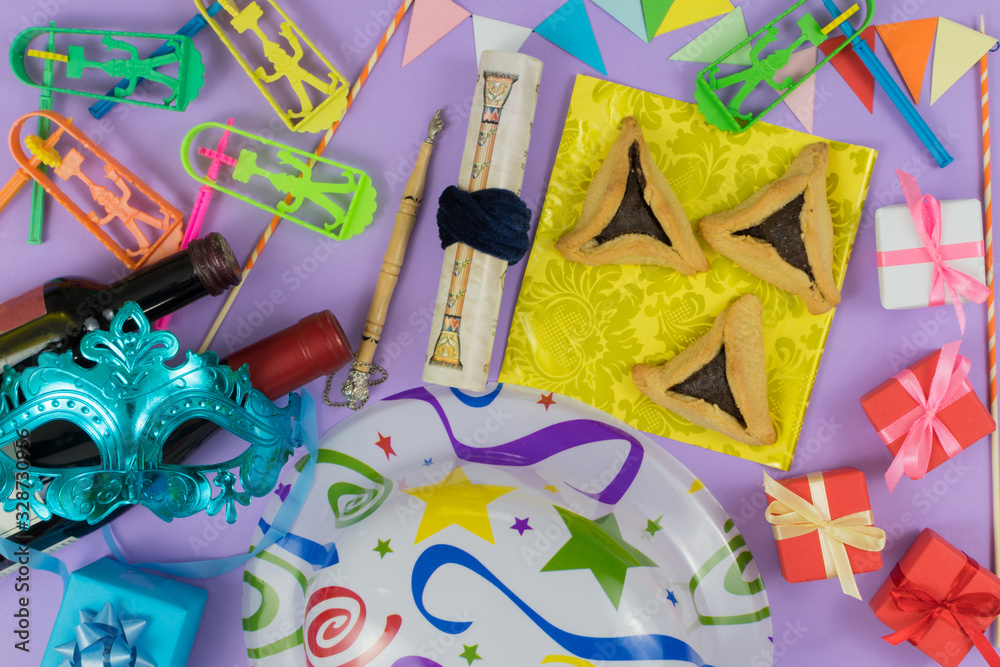 Obraz premium Purim celebration concept