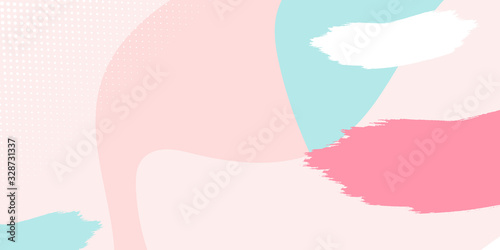 Pink tosca brush liquid wave cuve abstract presentation background