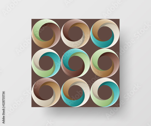 Amazing business advertisement vector mural art square banner mock up. Modern corporate abstract geometric illustration design layout background. Company identity quadrangle texture brochure template.