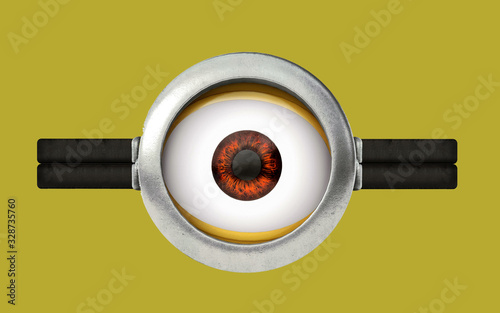 Leinwand Poster Minion eye