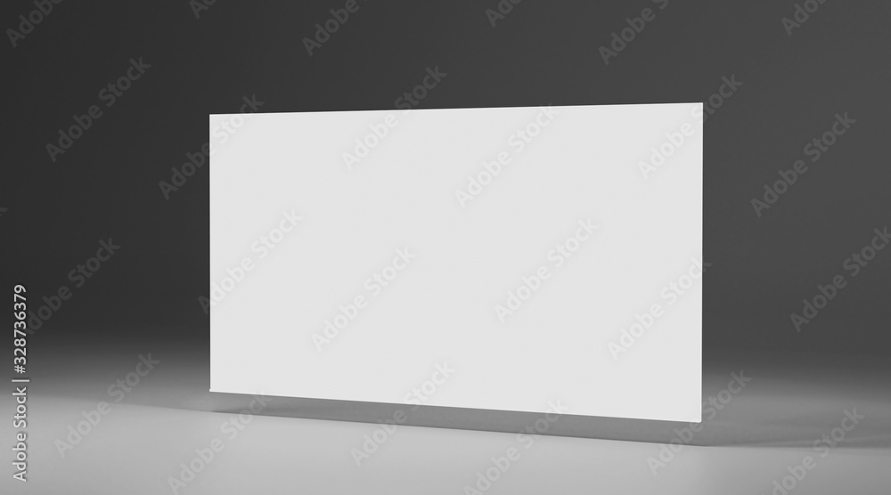 Advertising space on a white back ground, 3D rendering Trade exhibition stand, Exhibition Stand round. visualization of exhibition equipment, a set of stands with space for text ads.