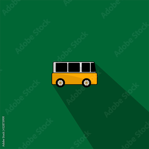 Micro Bus vector Illustration
