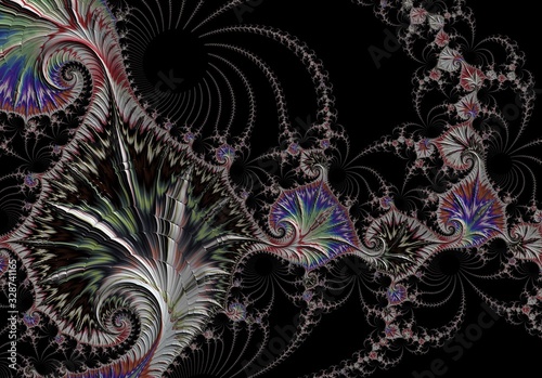 Fractal Abstract Art Background Wallpaper