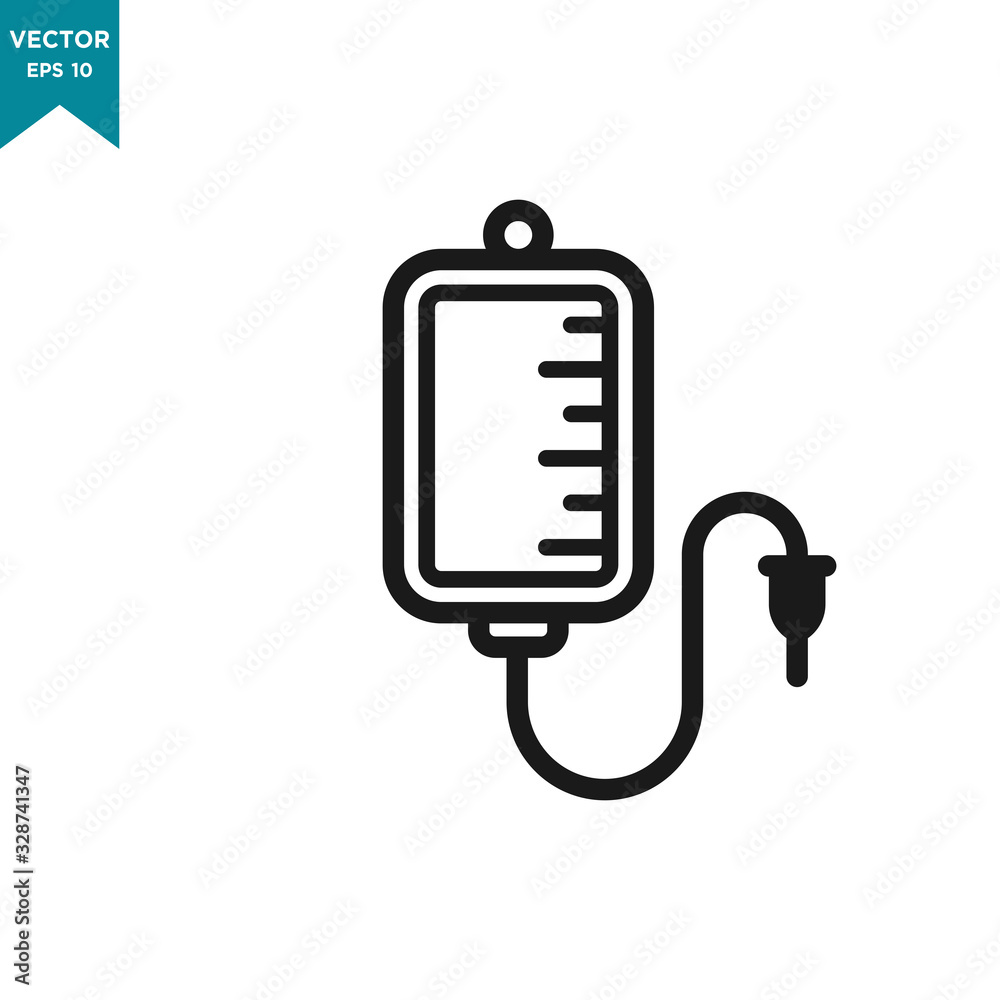 infuse icon in trendy flat style, blood bag icon, iv bag,intravenous bag infuse icon in trendy flat style, blood bag icon, iv bag,intravenous bag