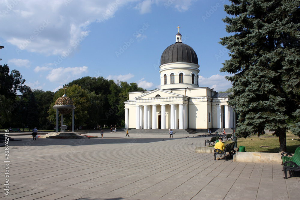 The Nativity Cathedral in Chisinau Moldova the largest Orthodox church in the city built in 1836