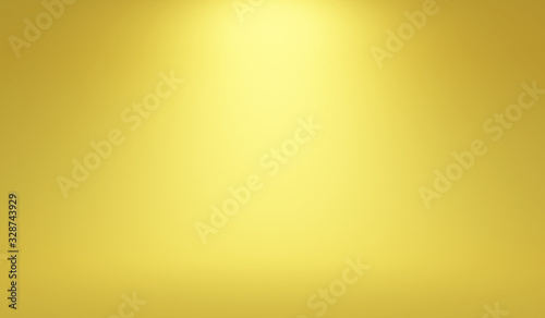 Fototapeta Naklejka Na Ścianę i Meble -  Abstract gold background, smooth vintage background texture gold paper layout design bronze brass background sunshine gradient, wedding background brown frame bright spotlight, 3d illustration