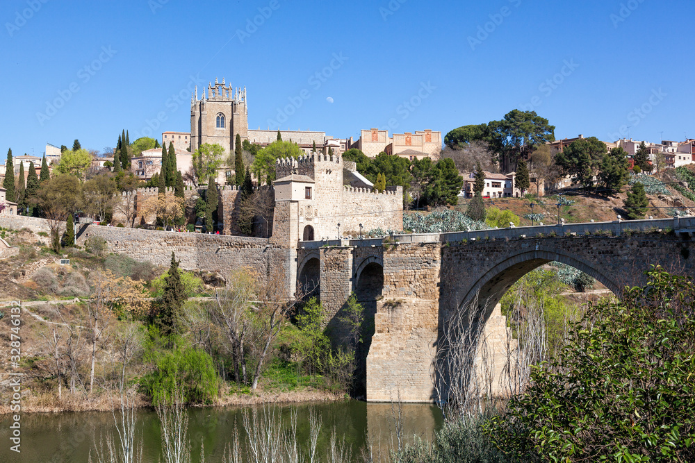 City of Toledo, in Spain, over the river Tajo