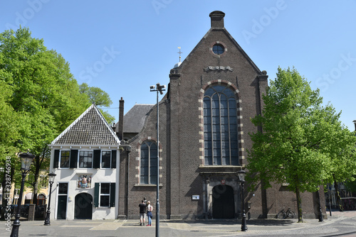 Eglise en briques à Utrecht, Pays-Bas